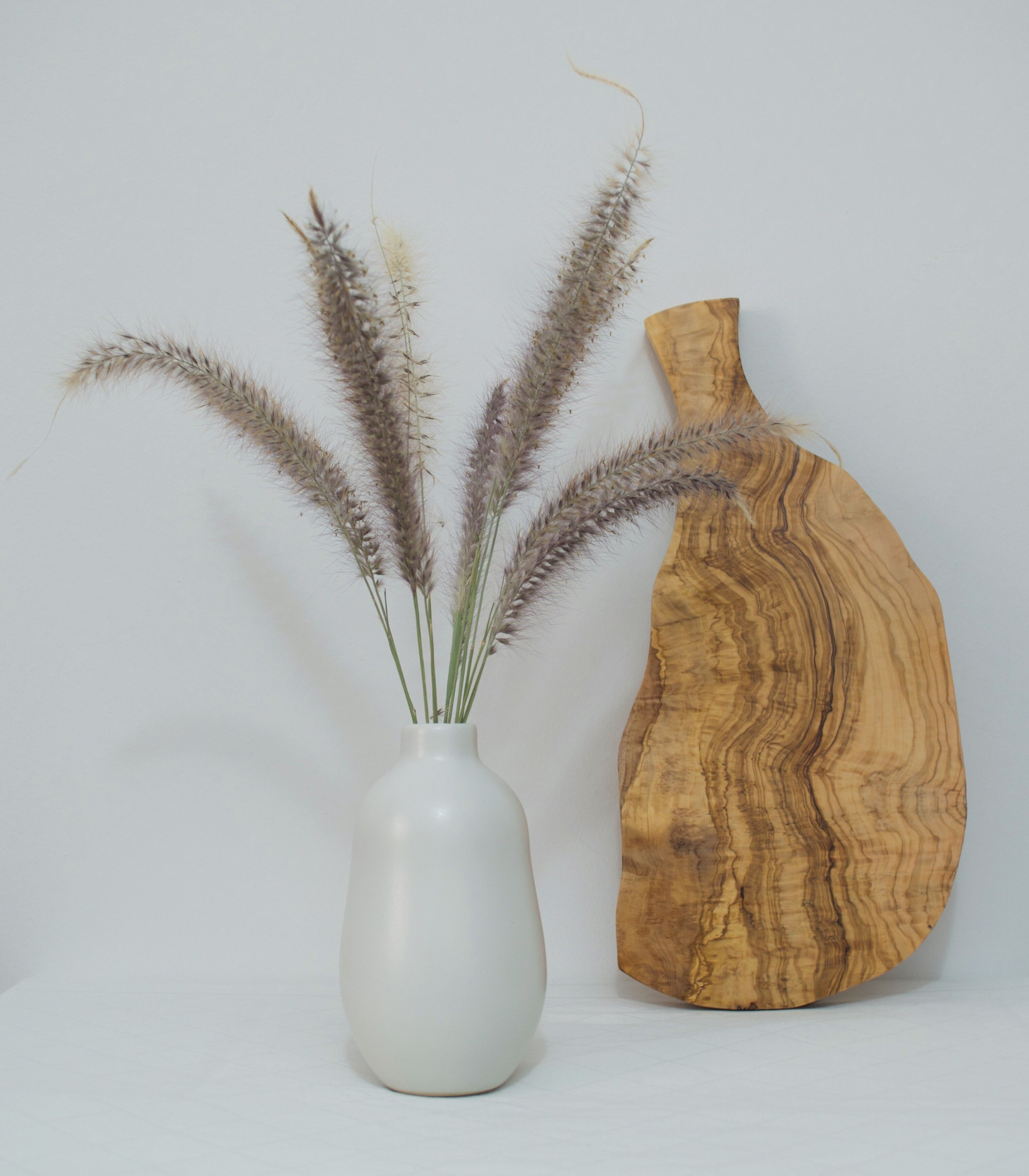 Rustikales Olivenholzbrett - 40cm
