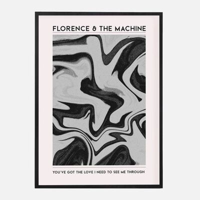 Florence And The Machine Print Poster  , CHAPTERDESIGNS-133