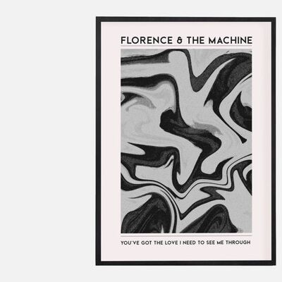 Florence And The Machine Print Poster  , CHAPTERDESIGNS-138