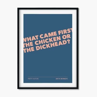 Arctic Monkeys inspired music print