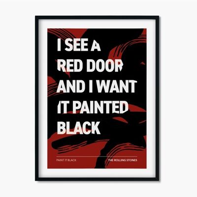 Paint It Black - The Rolling Stones , CHAPTERDESIGNS-565
