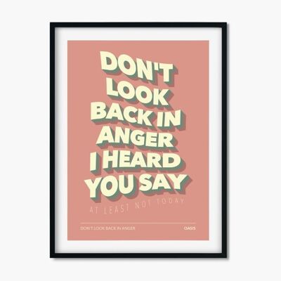 Don't Look Back in Anger - Oasis , CHAPTERDESIGNS-879