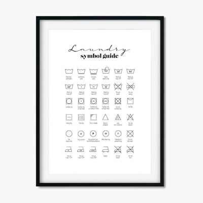 Laundry Symbol Print , CHAPTERDESIGNS-899