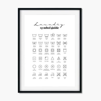 Laundry Symbol Print , CHAPTERDESIGNS-900