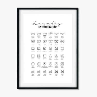 Laundry Symbol Print , CHAPTERDESIGNS-901