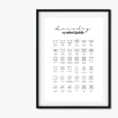 Laundry Symbol Print , CHAPTERDESIGNS-904