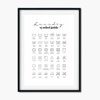 Laundry Symbol Print , CHAPTERDESIGNS-906