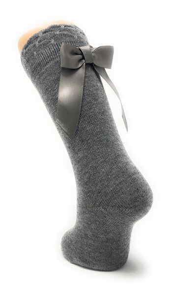 CHAUSSETTES ARRIÈRE GRIS MOYENNES 3 à 6 ANS