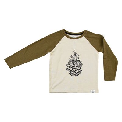 Bruno LS Raglan Tannenzapfen-Print