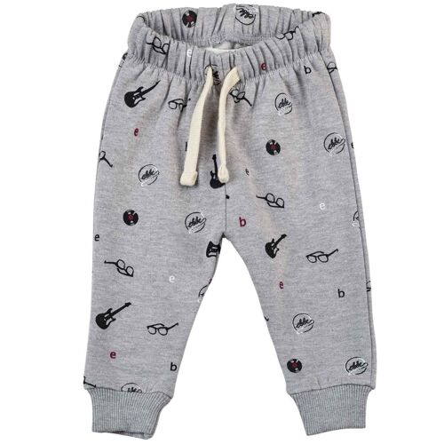 Eddy Sweat Pants Grey Print