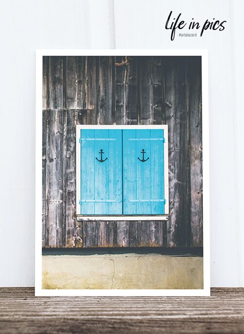 Life in Pic's Foto-Postkarte: Anchor shutter