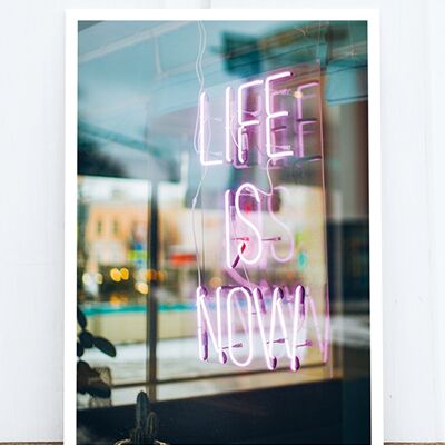Life in Pic's Foto-Postkarte: Life is now