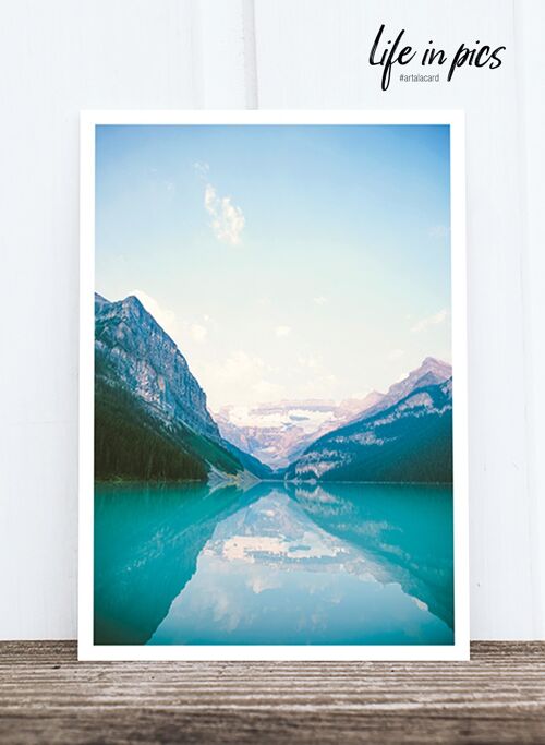 Life in Pic's Foto-Postkarte: Mountain lake