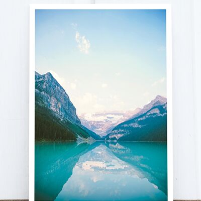 La vida en la postal fotográfica de Pic: lago de montaña