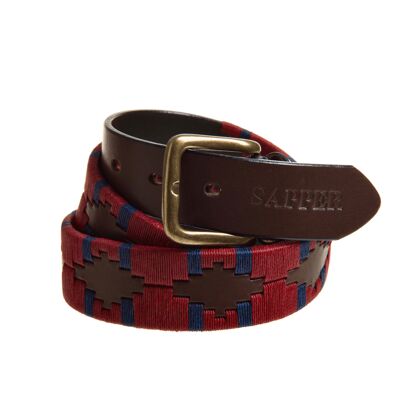 Royal engineers leather polo belt