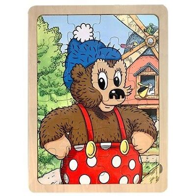 Rasmus Klump (Barnaby Bear) - Puzzle in legno