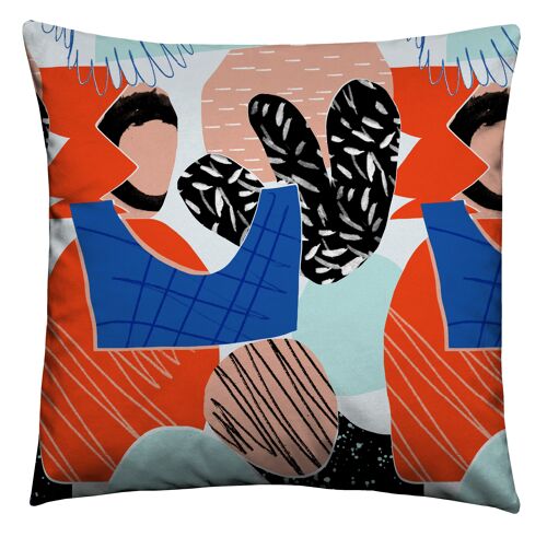 Abstract Collage Cushion