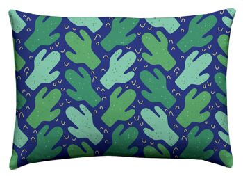 Coussin d'extérieur Funky Cactus Bleu 1