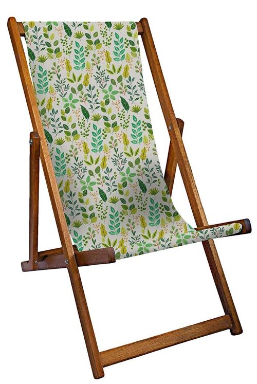 Scandi Leaves Deckchair