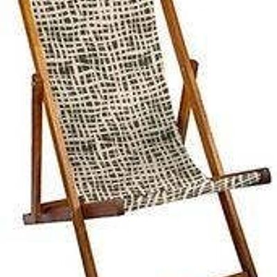 Cross Hatch Deckchair