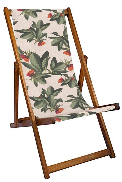 Tropical Leaves Deckchair