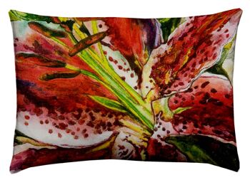 Coussin d'extérieur fleurs épanouies 1