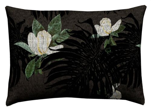 Moonlit Flowers Outdoor Cushion