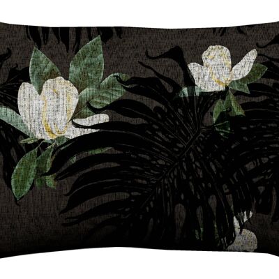 Moonlit Flowers Outdoor Cushion