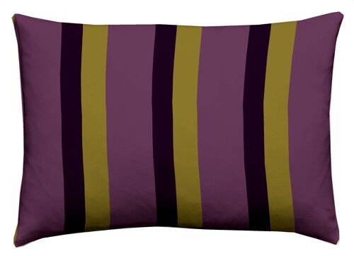Charter Stripe Outdoor Cushion Purple