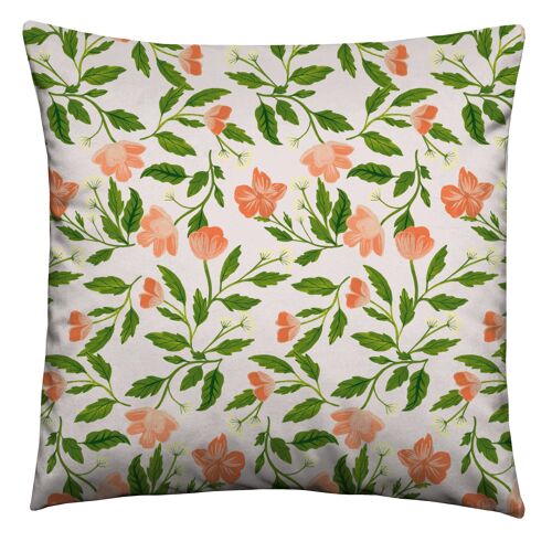 Painted Floral Cushion