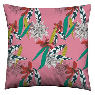 Coussin Plumes Roses