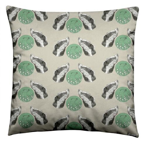 Forest Badger Cushion