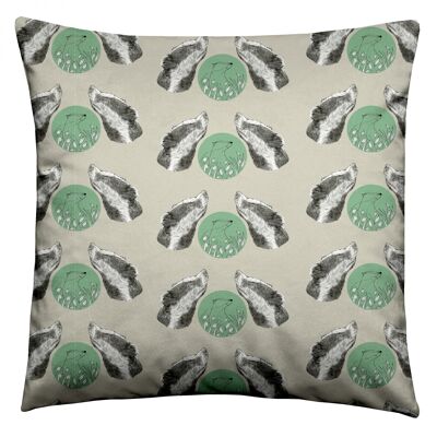 Forest Badger Cushion
