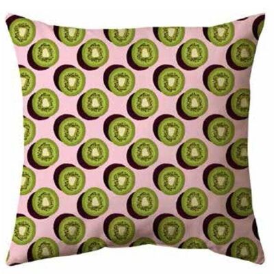 Coussin en velours Juicy Kiwi