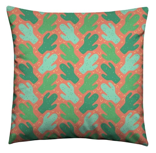 Funky Cactus Velvet Cushion