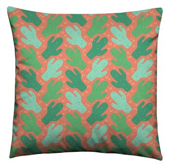 Coussin Velours Cactus Funky