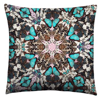 Coussin Papillons Kaléidoscope