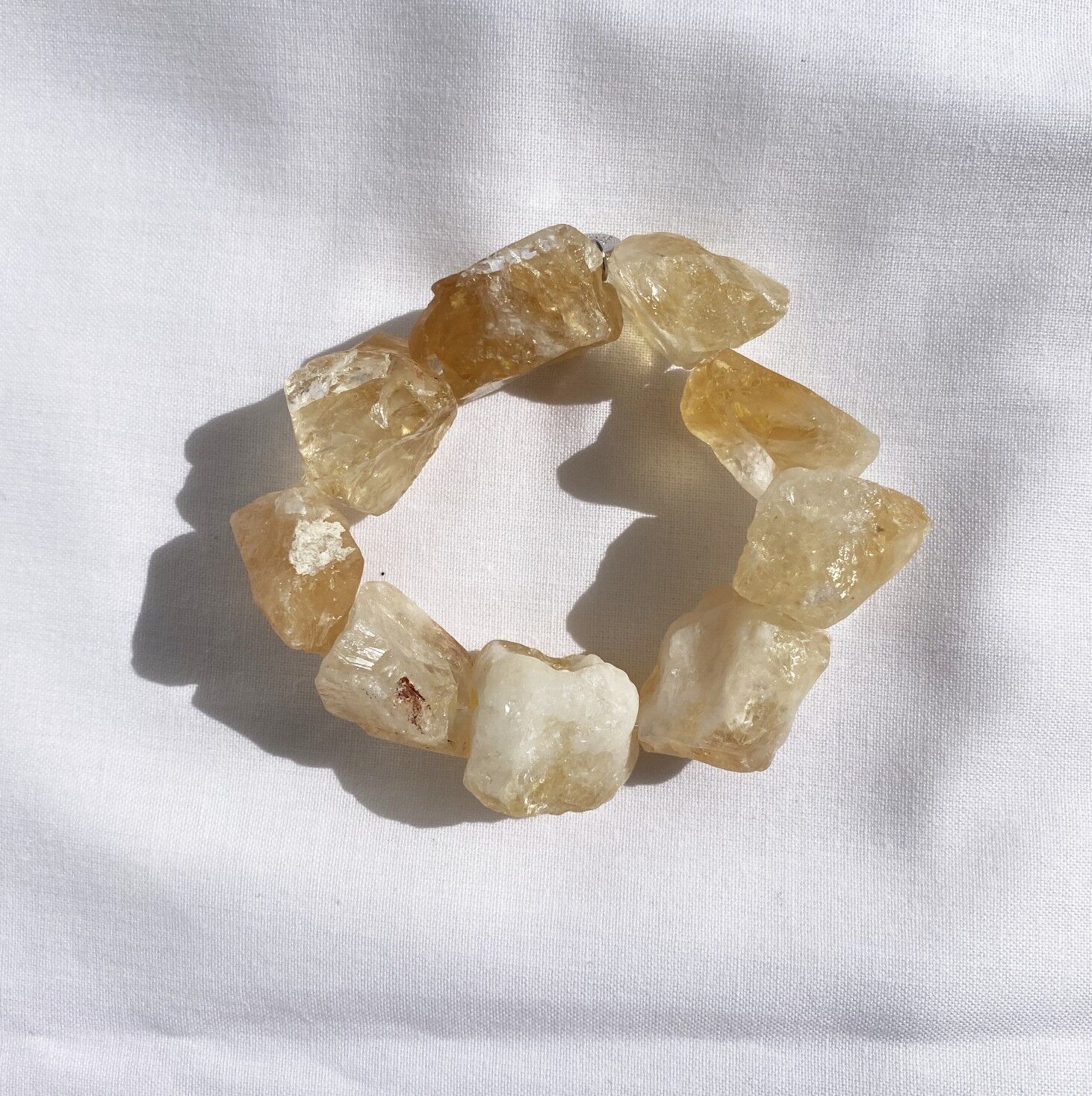 Raw sale citrine bracelet