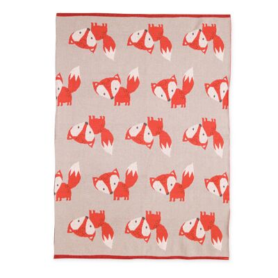 Fernando fox baby blanket