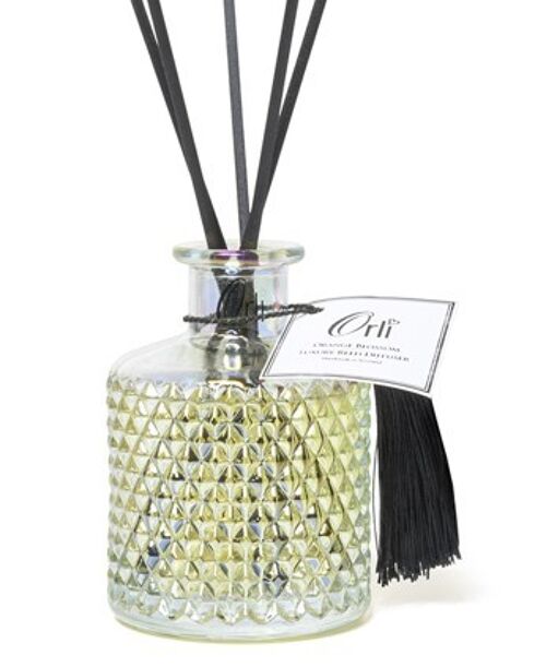 Luxury Iridescent Bohemian Reed Diffuser in Orange Blossom – 200ml