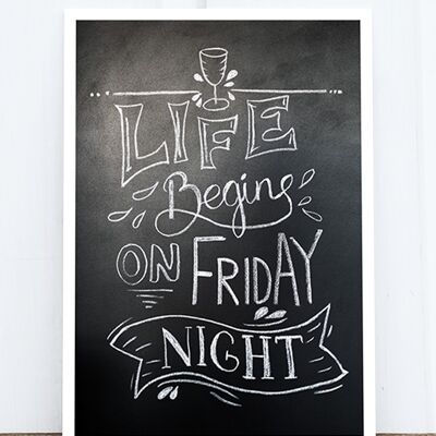 Life in Pic's Foto-Postkarte: Friday night