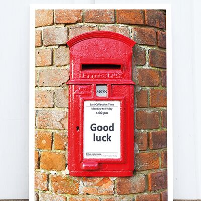 Life in Pic's photo postcard: Post box good luck
