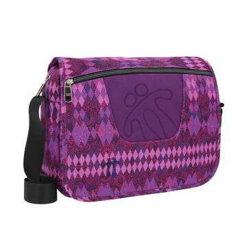 Sac à bandoulière d'école - Purple Pencil_1 2