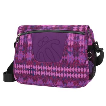 Sac à bandoulière d'école - Purple Pencil_1 3