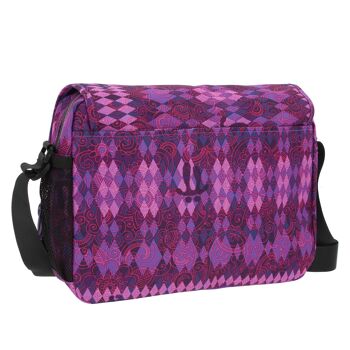 Sac à bandoulière d'école - Purple Pencil_1 4