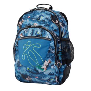 Sac à dos scolaire - Crayoles Azul_1 2