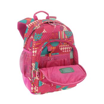 Sac à dos scolaire - Crayoles Rosa_10 5