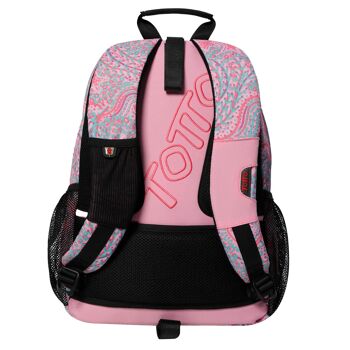 Sac à dos scolaire adaptable au chariot - Acuareles Rosa_1 3