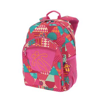 Sac à dos scolaire adaptable au chariot - Acuareles Rosa_7 3