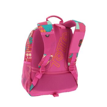 Sac à dos scolaire adaptable au chariot - Acuareles Rosa_7 4